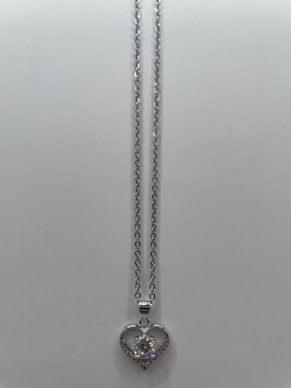 Heart | 1克拉莫桑石項鍊