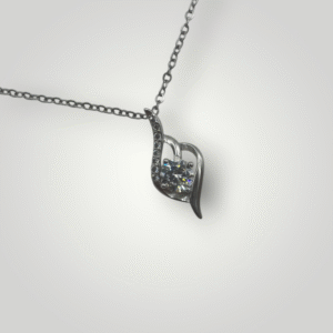 Flame | 1克拉莫桑石項鍊