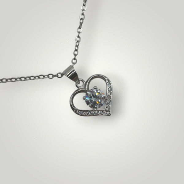 Heart | 1克拉莫桑石項鍊