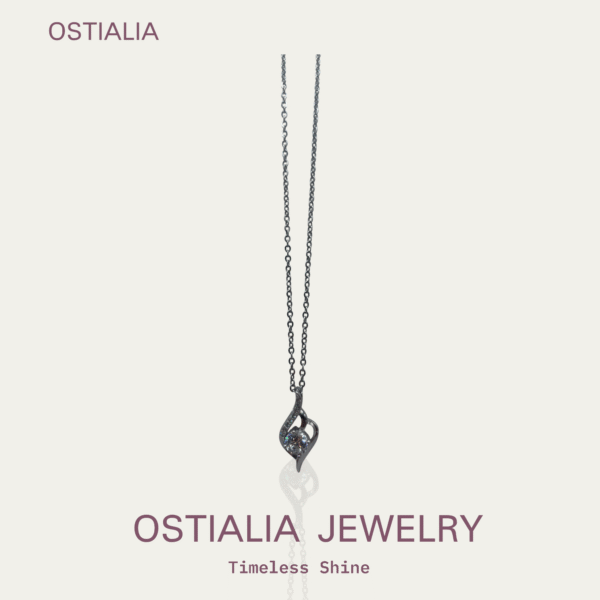 Flame | 1克拉莫桑石項鍊封面