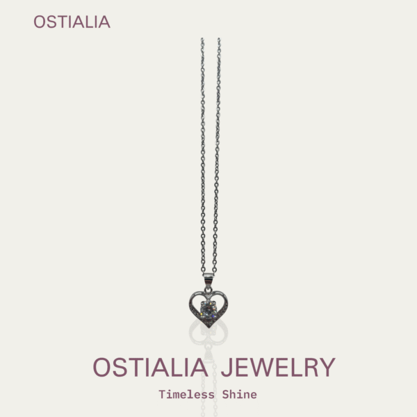 Heart | 1克拉莫桑石項鍊封面