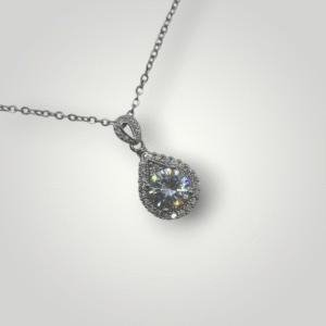 droplet | 2克拉莫桑石項鍊