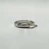 Twisted Sterling Silver Band | 光影扭轉白銀戒的平放質感與戒環厚度 - Ostialia 奧斯提亞