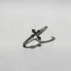 Vintage Cross Micro-Pave Ring | 復古十字架細鑽戒指的細鑽光澤與金屬質感 - Ostialia 奧斯提亞