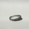 Dual Flow Shimmer Ring (Silver) |白銀雙生流光戒指平放俯瞰角度展示 - Ostialia 奧斯提亞