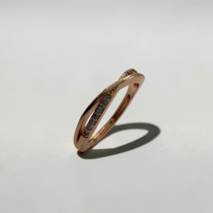 Dual Flow Shimmer Ring (Rose Gold) | 玫瑰金雙生流光戒指 奧斯提亞