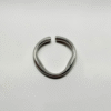 Fluid Adjustable Ring | 白銀流體可調式戒指的商品主圖與開口設計 - Ostialia 奧斯提亞