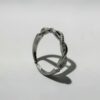 Intertwined Twist Crystal Open Ring | 雙生麻花排晶開口戒的鑲鑽光澤與戒環 - Ostialia 奧斯提亞