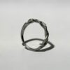 Intertwined Twist Crystal Open Ring | 雙生麻花排晶開口戒的戒指輪廓與開口細節 - Ostialia 奧斯提亞