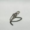 Destined Knot Silver Ring |命運交織綁結白銀戒的傾斜俯瞰角度與活口可微調戒圍設計 - Ostialia 奧斯提亞